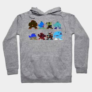 The Eight Bosses - Megaman 2 - v.2 Hoodie